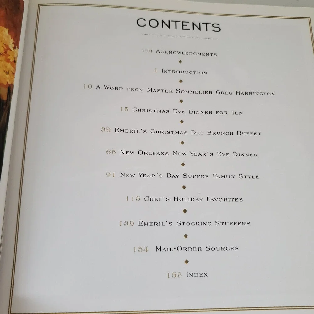 Emeril's Creole Christmas Cookbook Emeril Lagasse 1st Edition Hardcover 1997